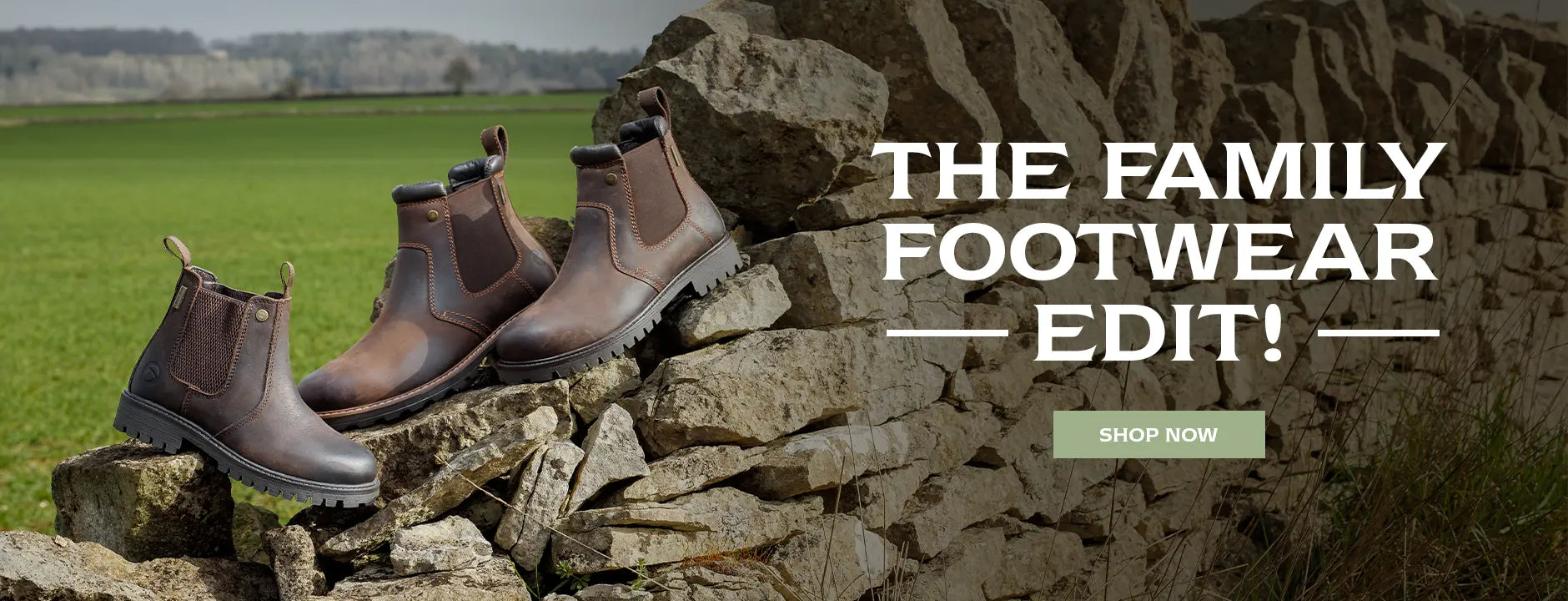 THE FAMILY FOOTWEAR EDIT! SHOP NOW