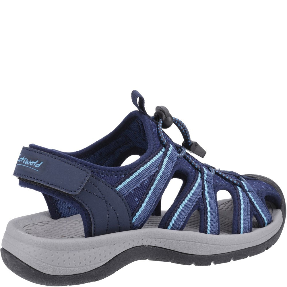 Upton Sandal Navy/Turquoise