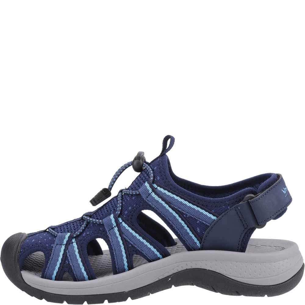 Upton Sandal Navy/Turquoise