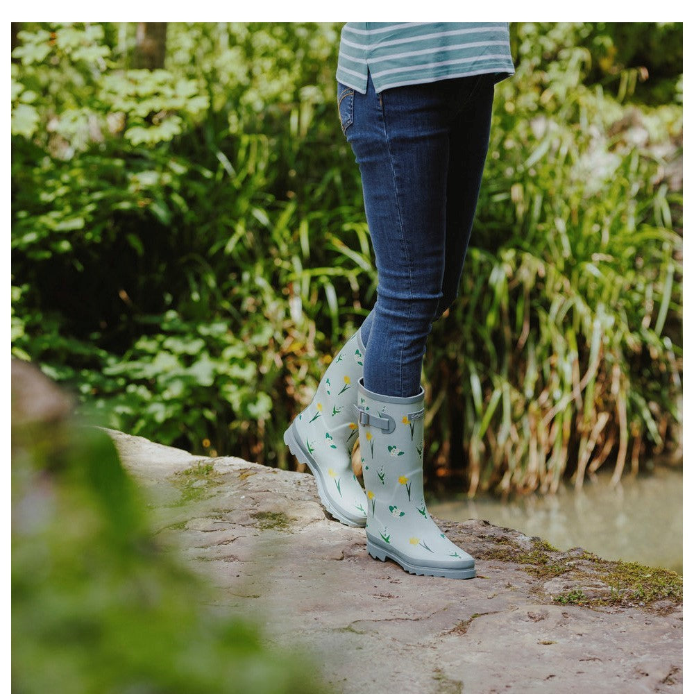 Wildflower Tall Wellingtons Mint