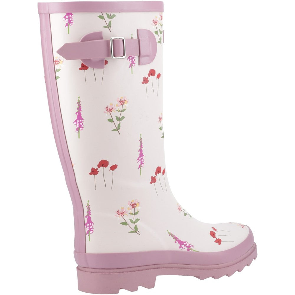 Wildflower Tall Wellingtons Pink