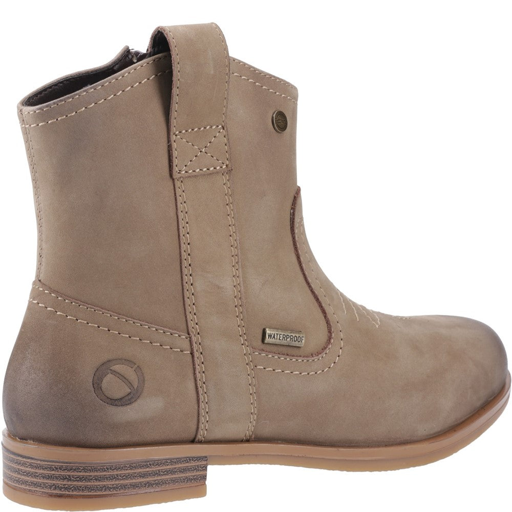Signet Ankle Boots Taupe