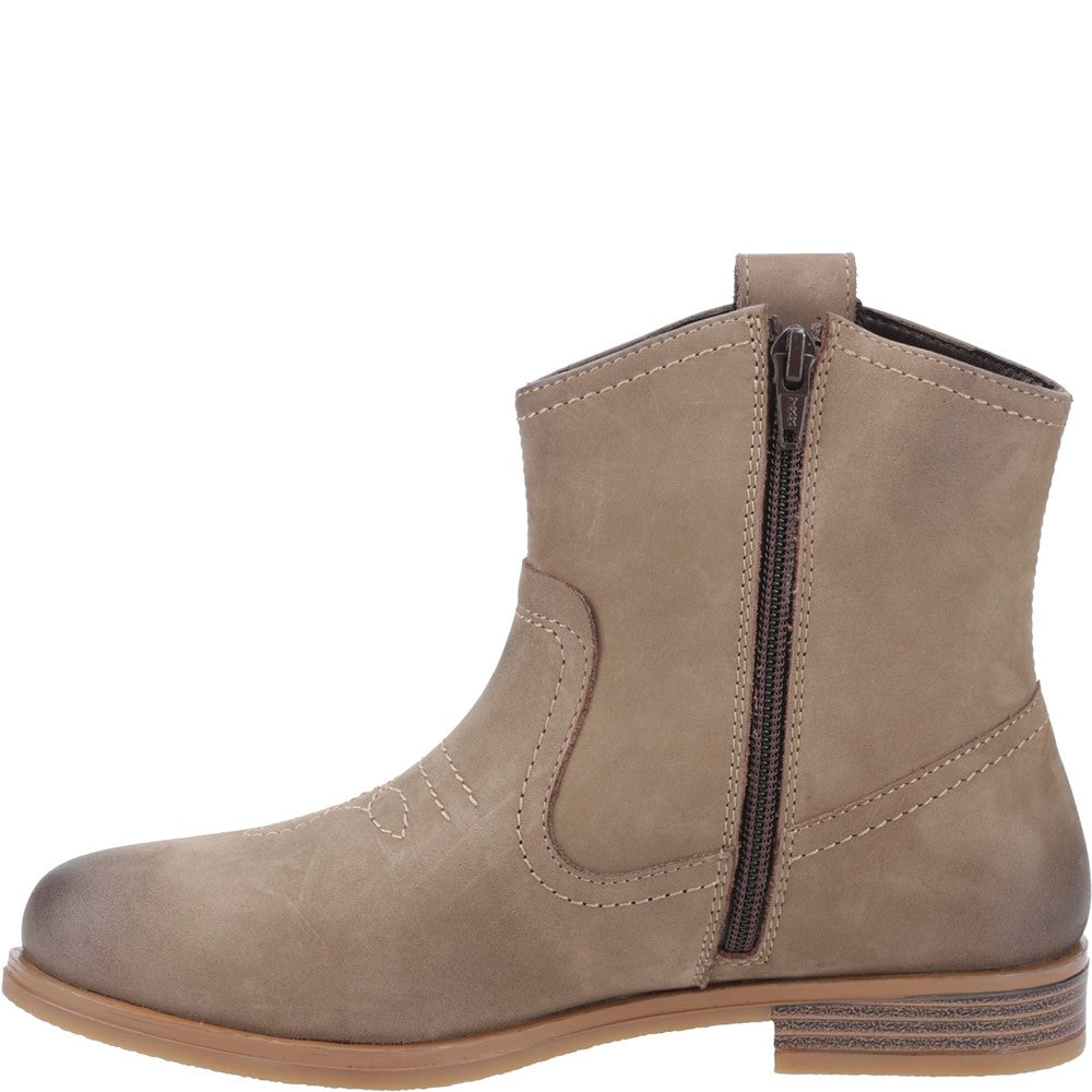 Signet Ankle Boots Taupe