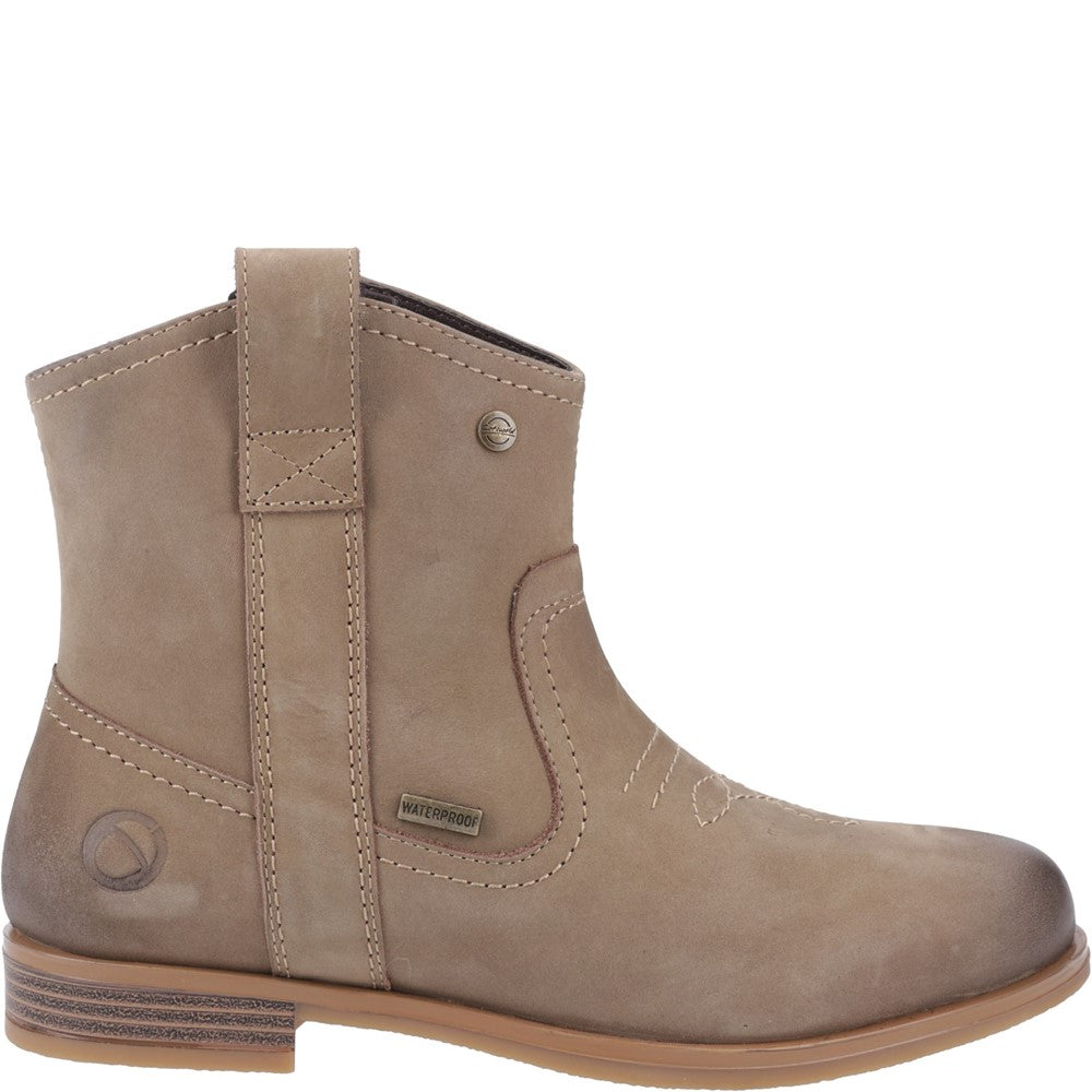 Signet Ankle Boots Taupe
