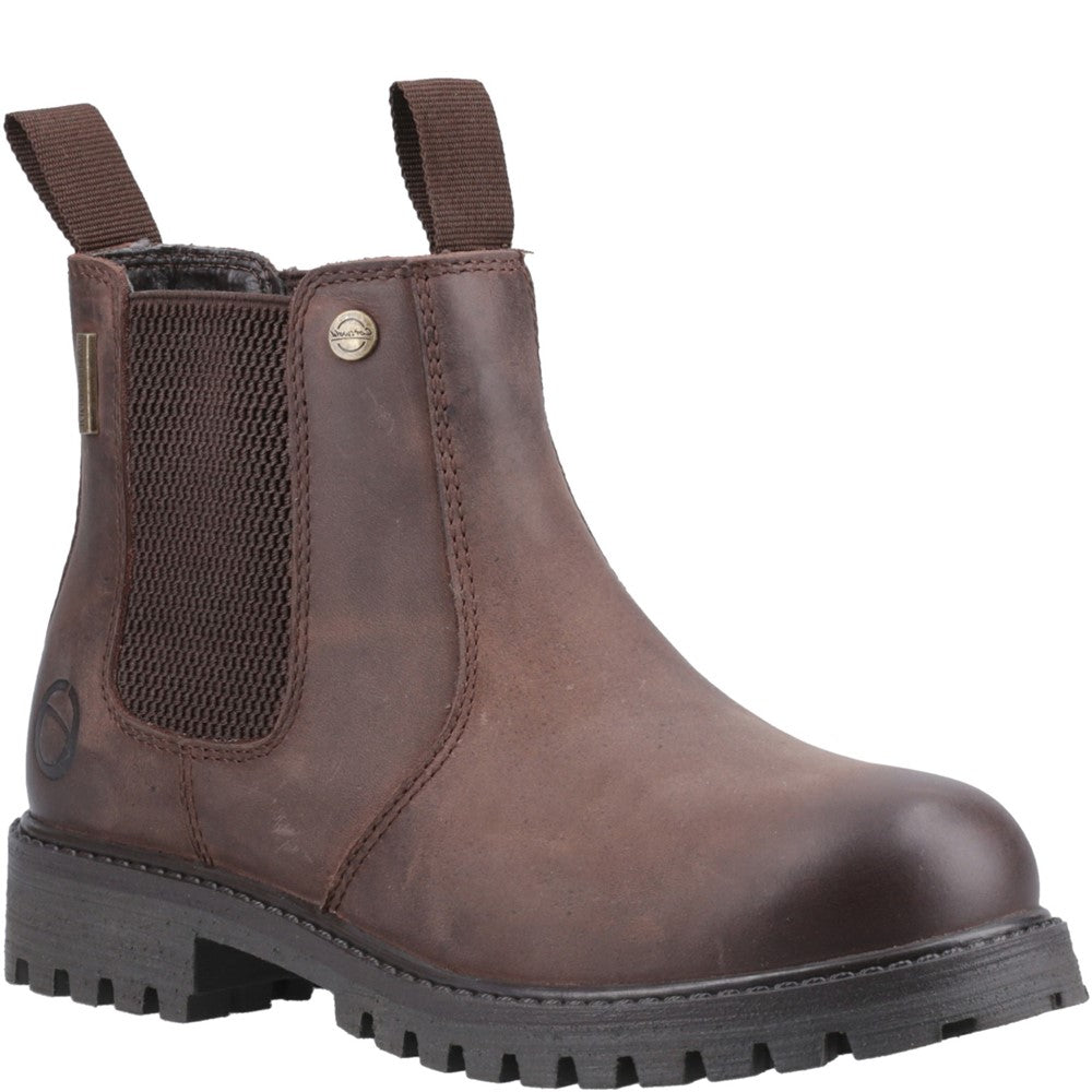 Kids Aston Pull On Dealer Boots Brown