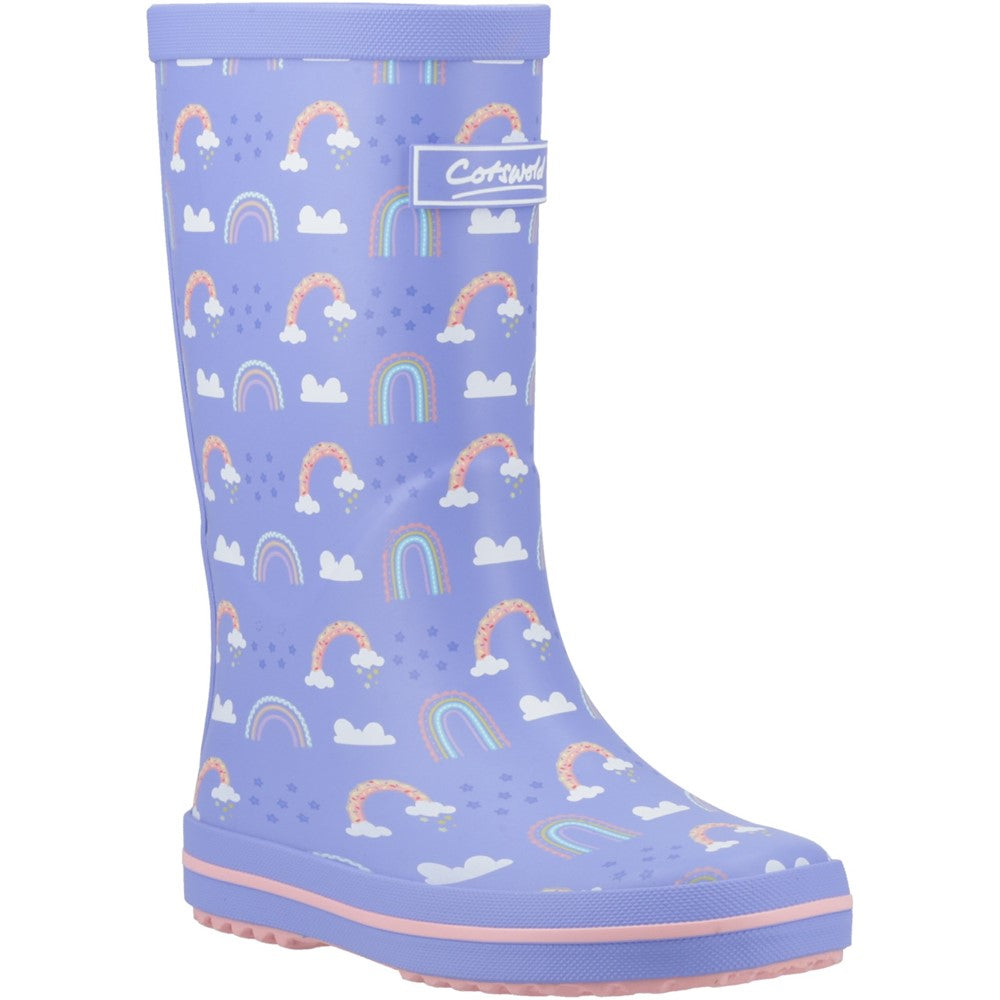 Kids Charlbury Junior Wellingtons Rainbow