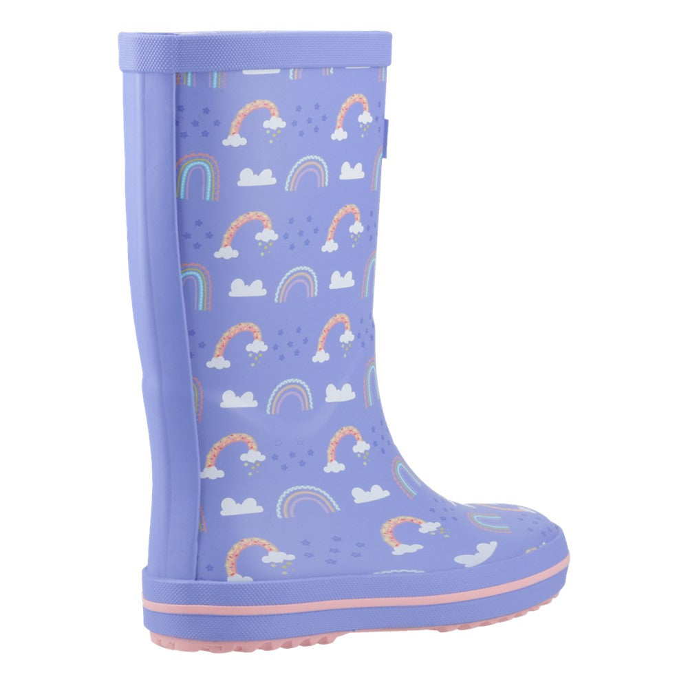 Kids Charlbury Junior Wellingtons Rainbow