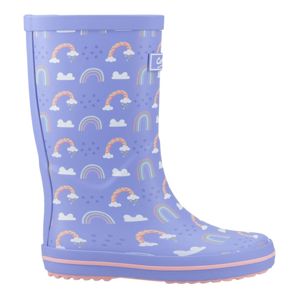 Kids Charlbury Junior Wellingtons Rainbow