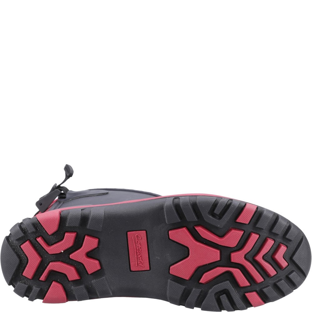 Realm Adjustable Short Wellingtons Navy/Pink