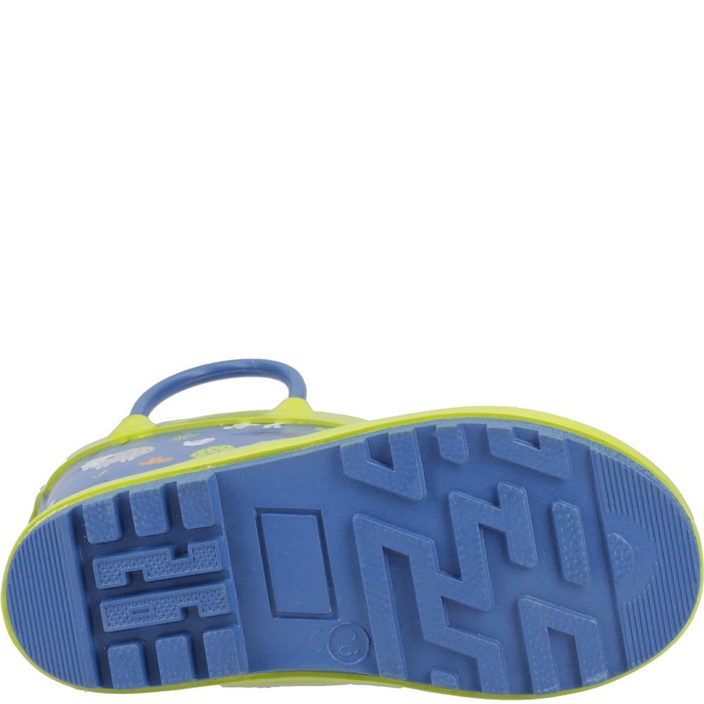 Kids Puddle Waterproof Pull On Boots Farm
