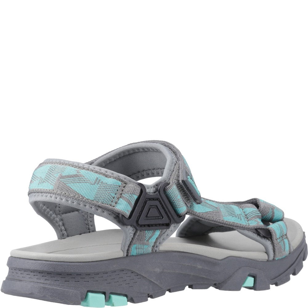 Stanton Sandals Grey/Turquoise