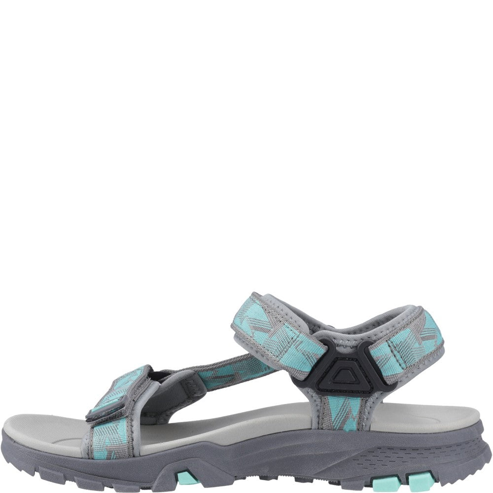 Stanton Sandals Grey/Turquoise