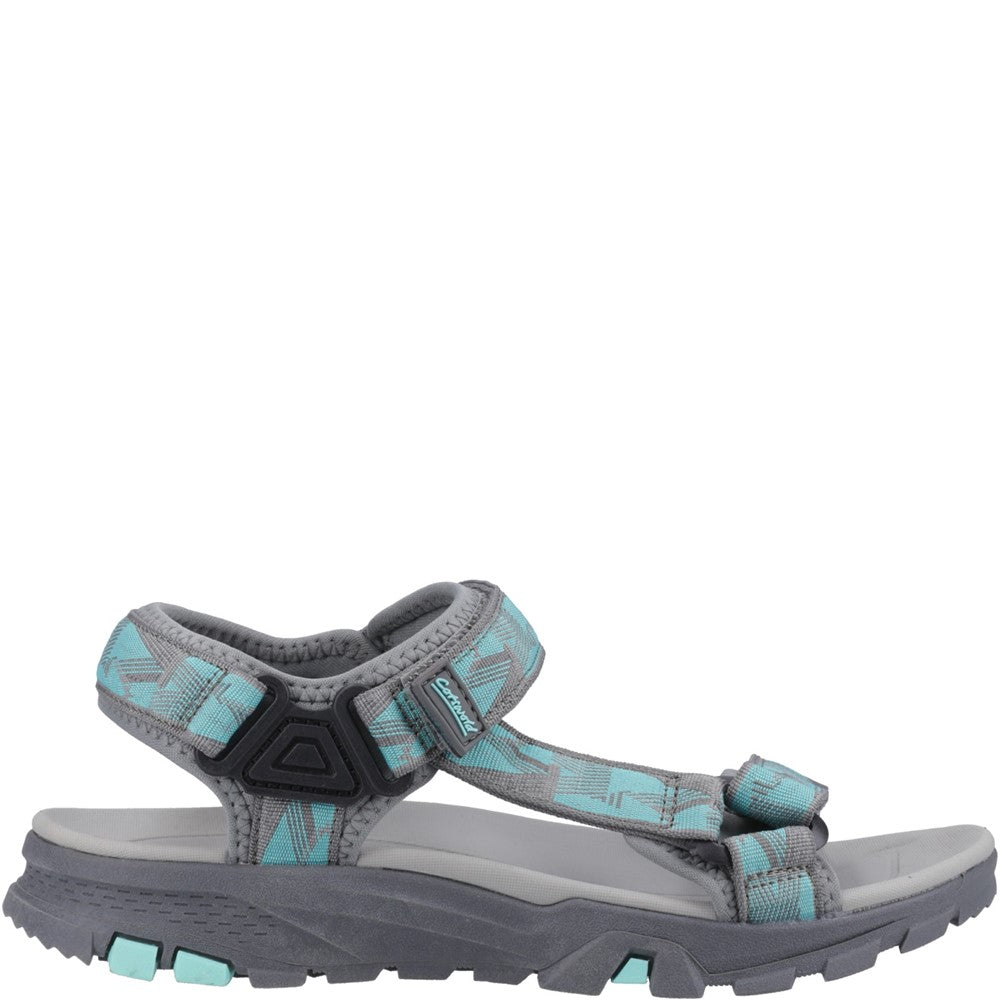 Stanton Sandals Grey/Turquoise