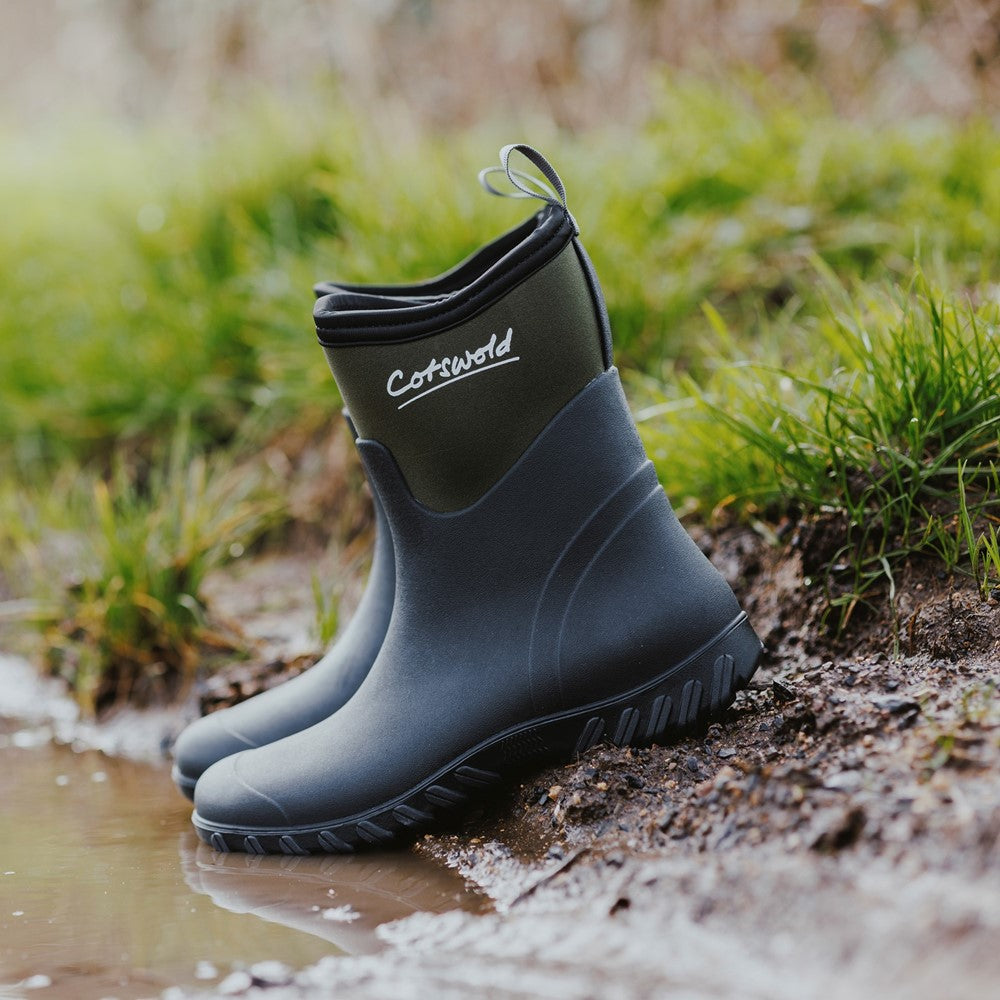 Winfield Short Wellingtons Green
