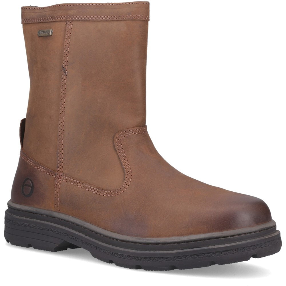 Crawley Leather Boots Tan