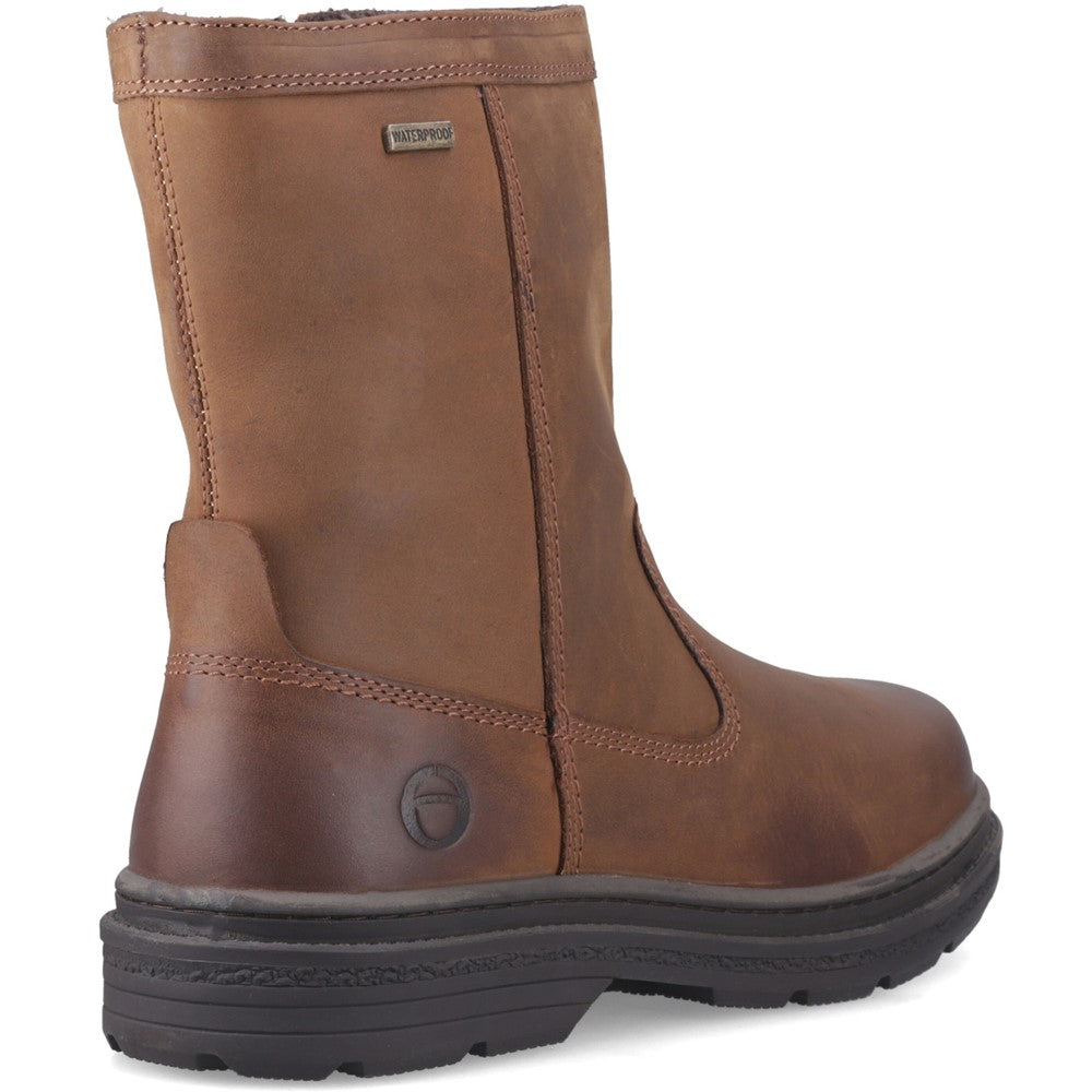 Crawley Leather Boots Tan