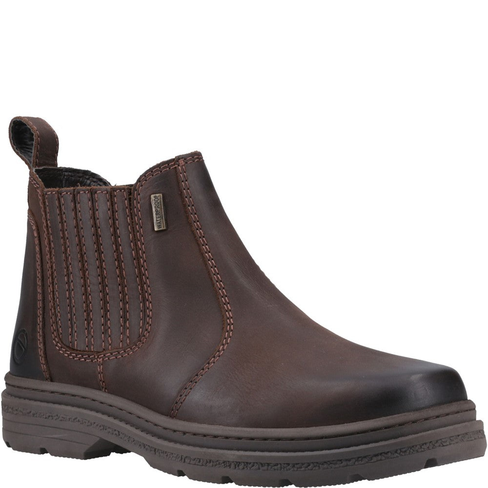 Bisley Leather Ankle Boots Brown