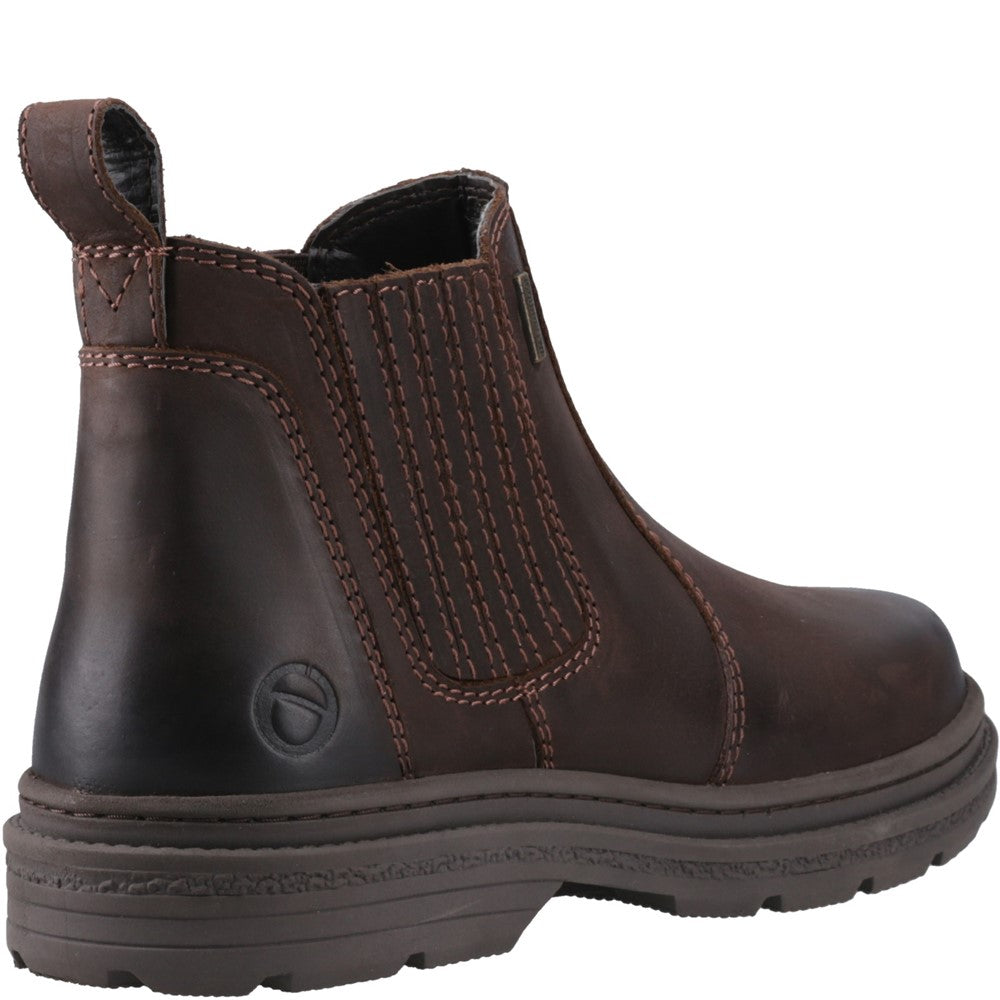 Bisley Leather Ankle Boots Brown