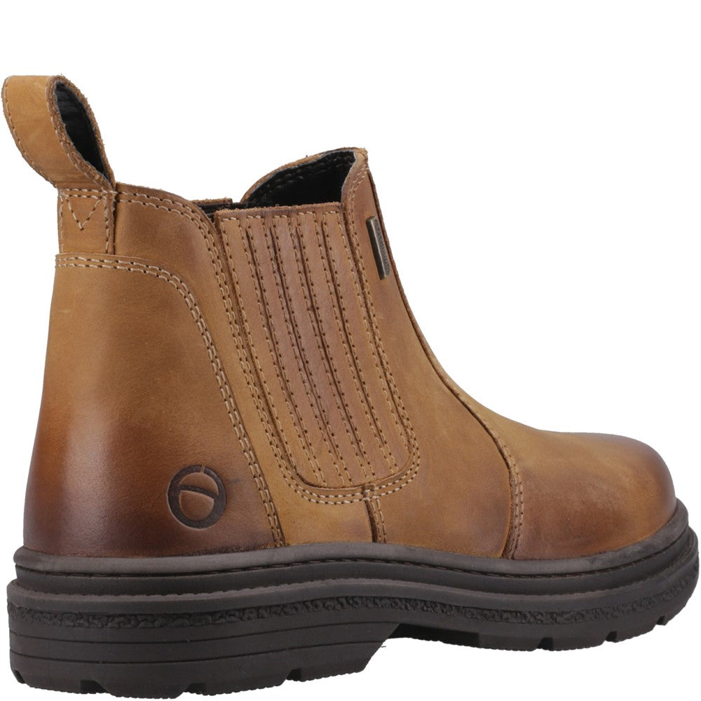 Bisley Leather Ankle Boots Tan