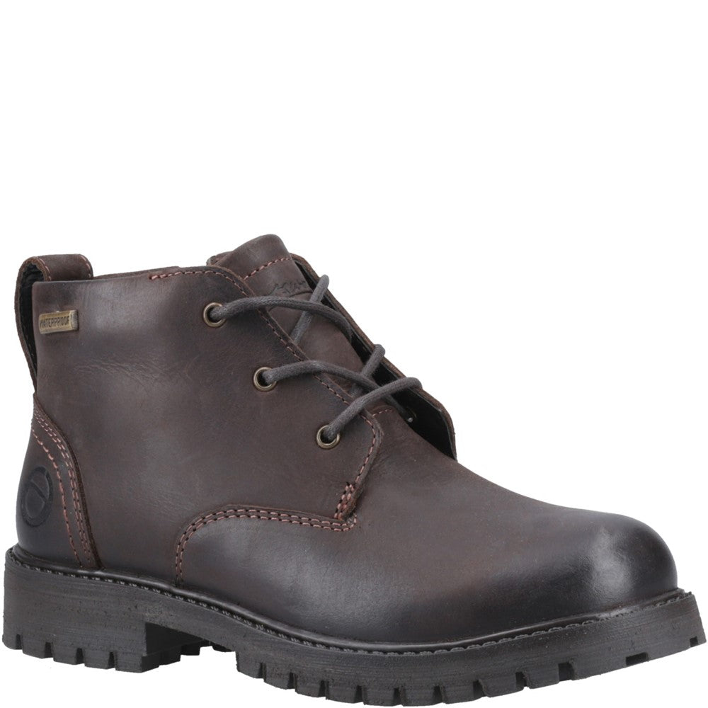Kids Filkins Leather Boots Brown