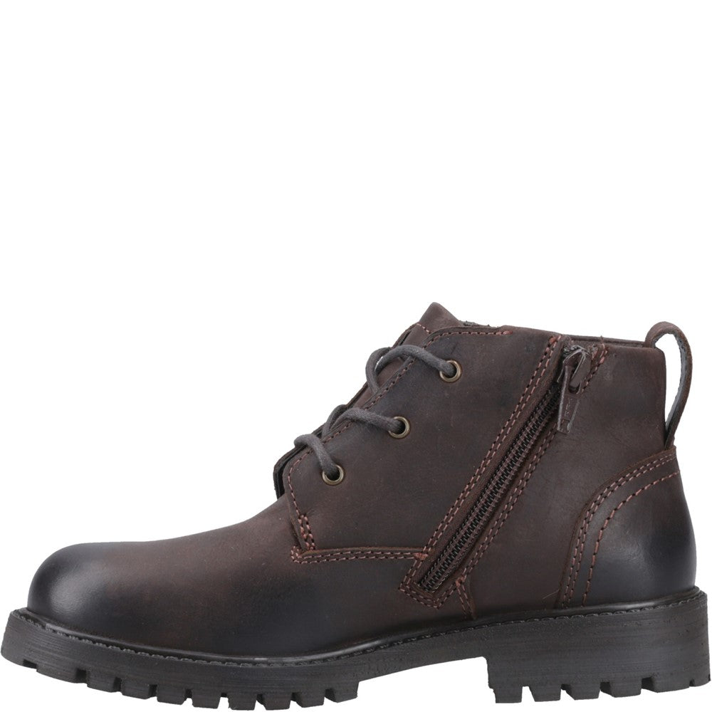 Kids Filkins Leather Boots Brown