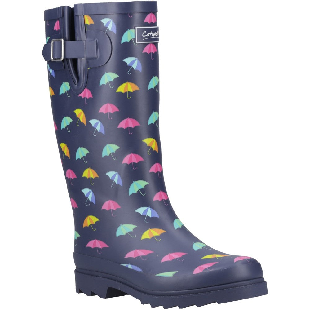 Cleeve Tall Wellingtons Navy