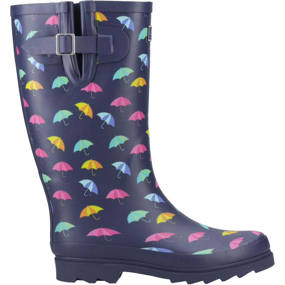 Cleeve Tall Wellingtons Navy