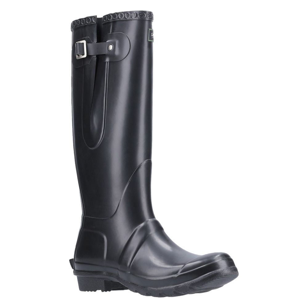 Windsor Tall Wellingtons Black