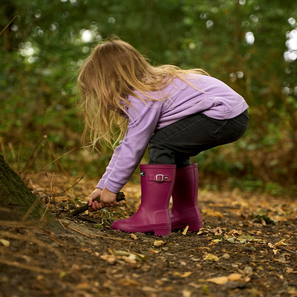 Kids Buckingham Wellingtons Berry