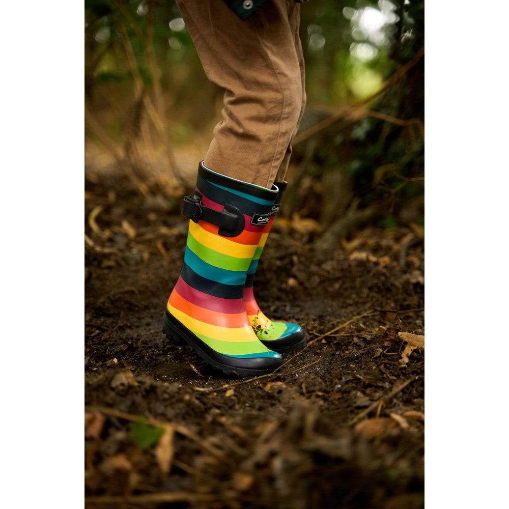Kids Rainbow Wellingtons Boots Multicoloured