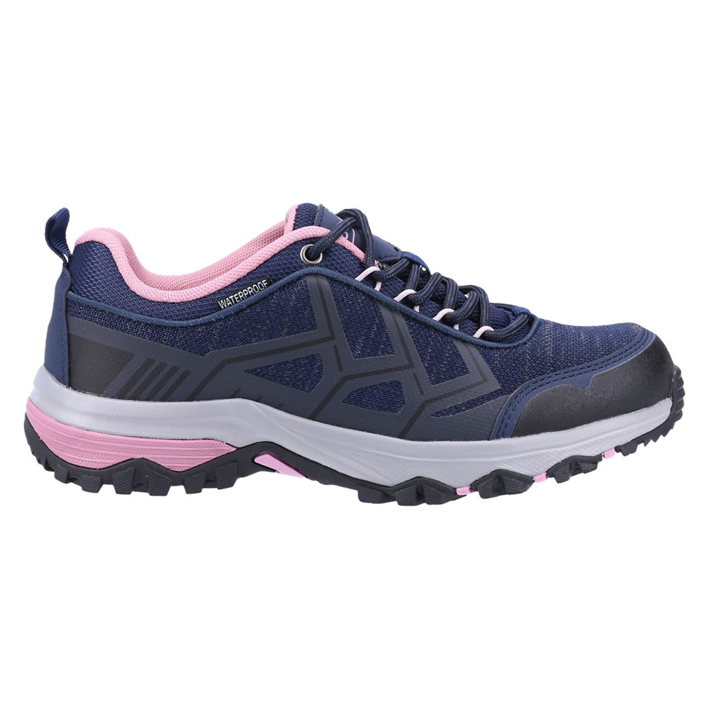 Wychwood Recycled Walking Shoes Navy/Pink