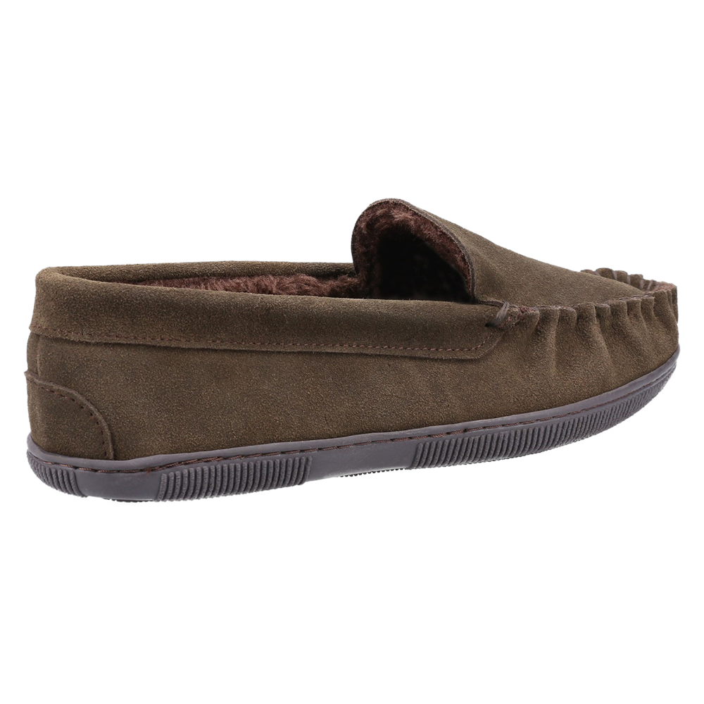 Tresham Moccasin Slippers Brown