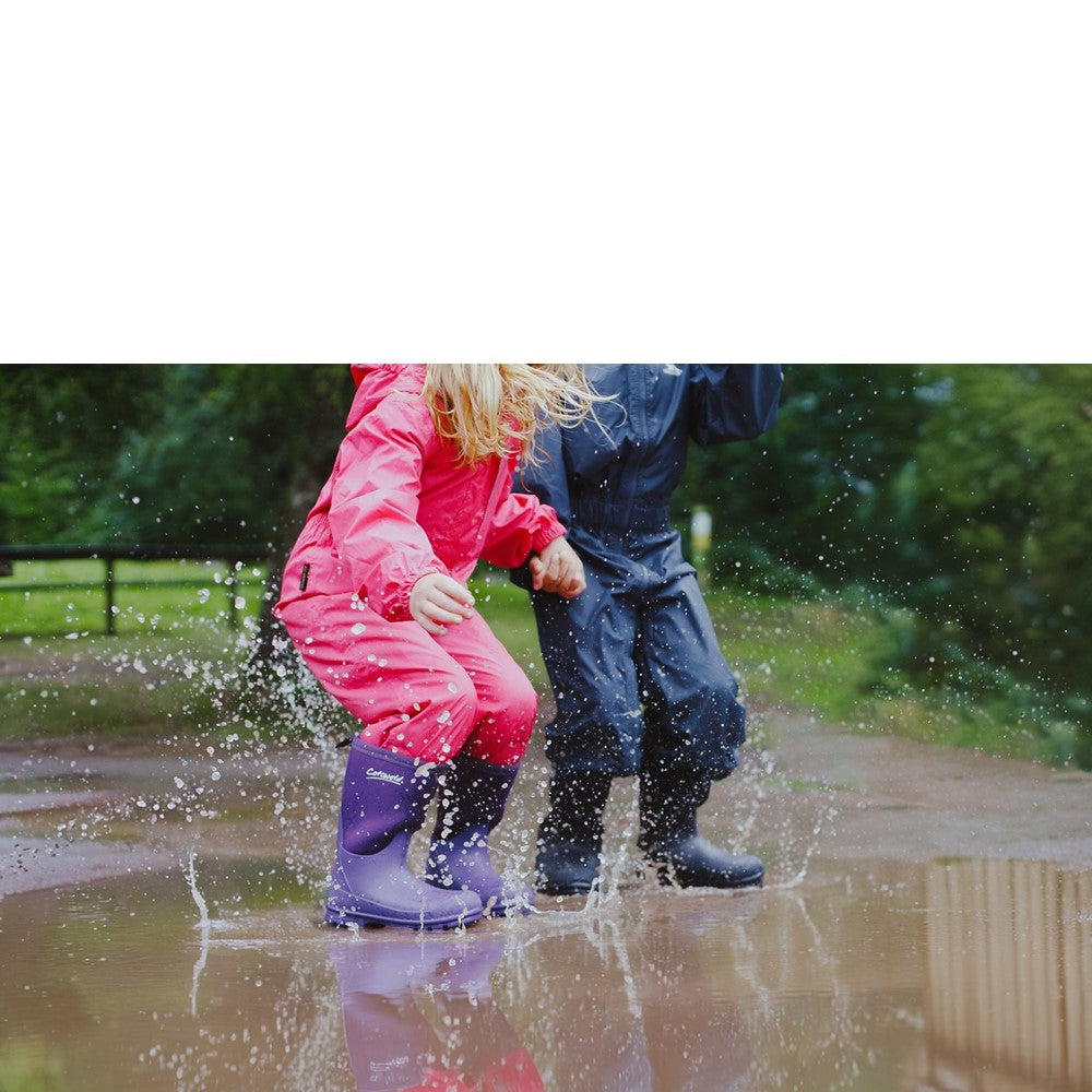Junior Hilly Neoprene Wellingtons Boots Purple