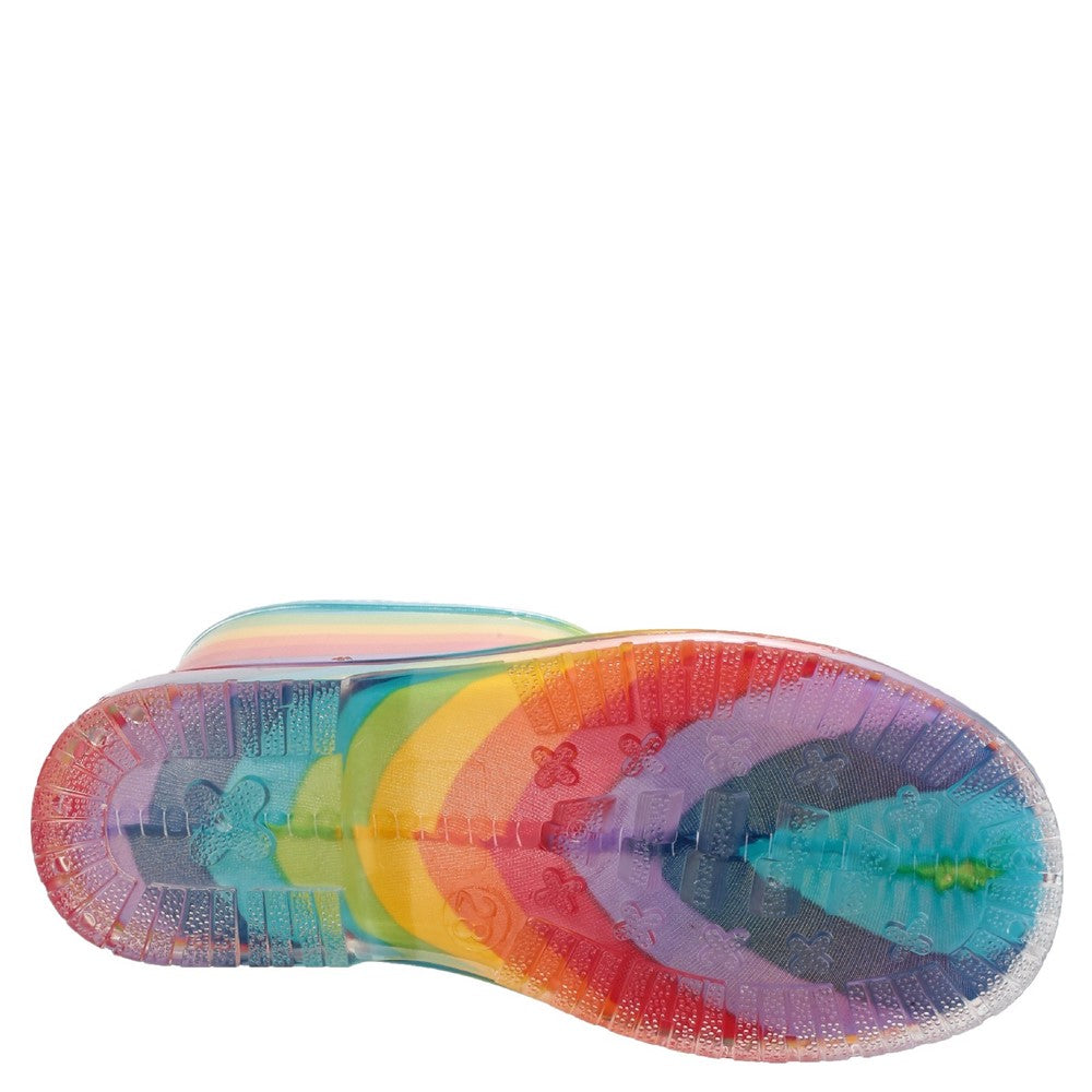 Kids PVC Junior Wellingtons Rainbow