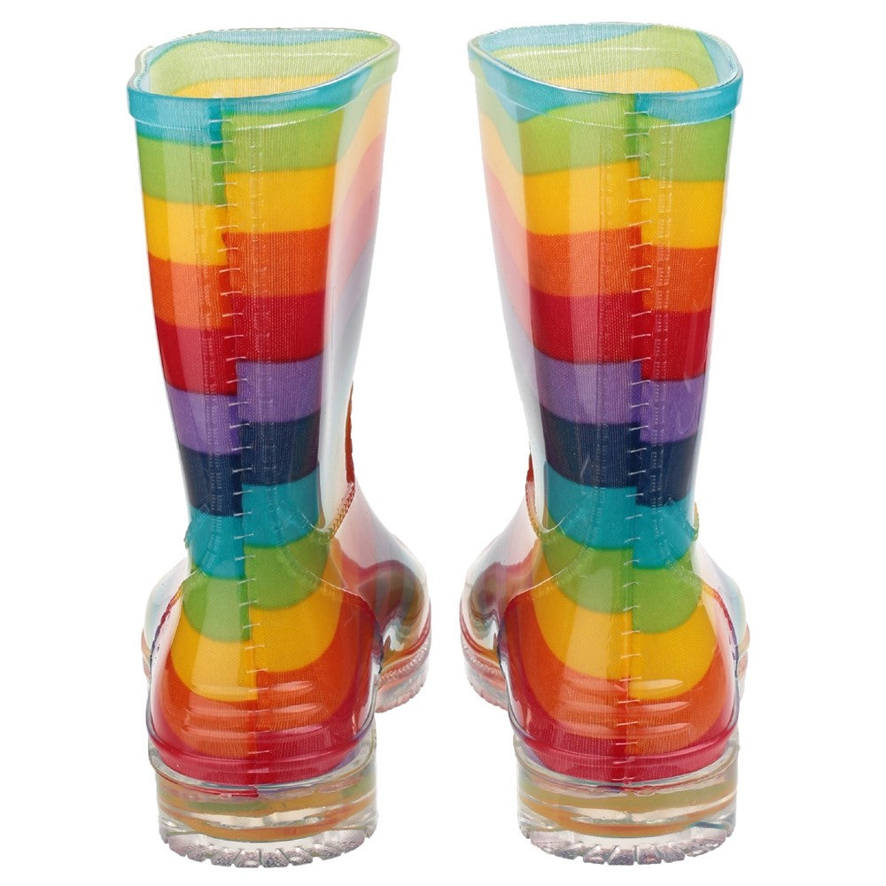 Kids PVC Junior Wellingtons Rainbow