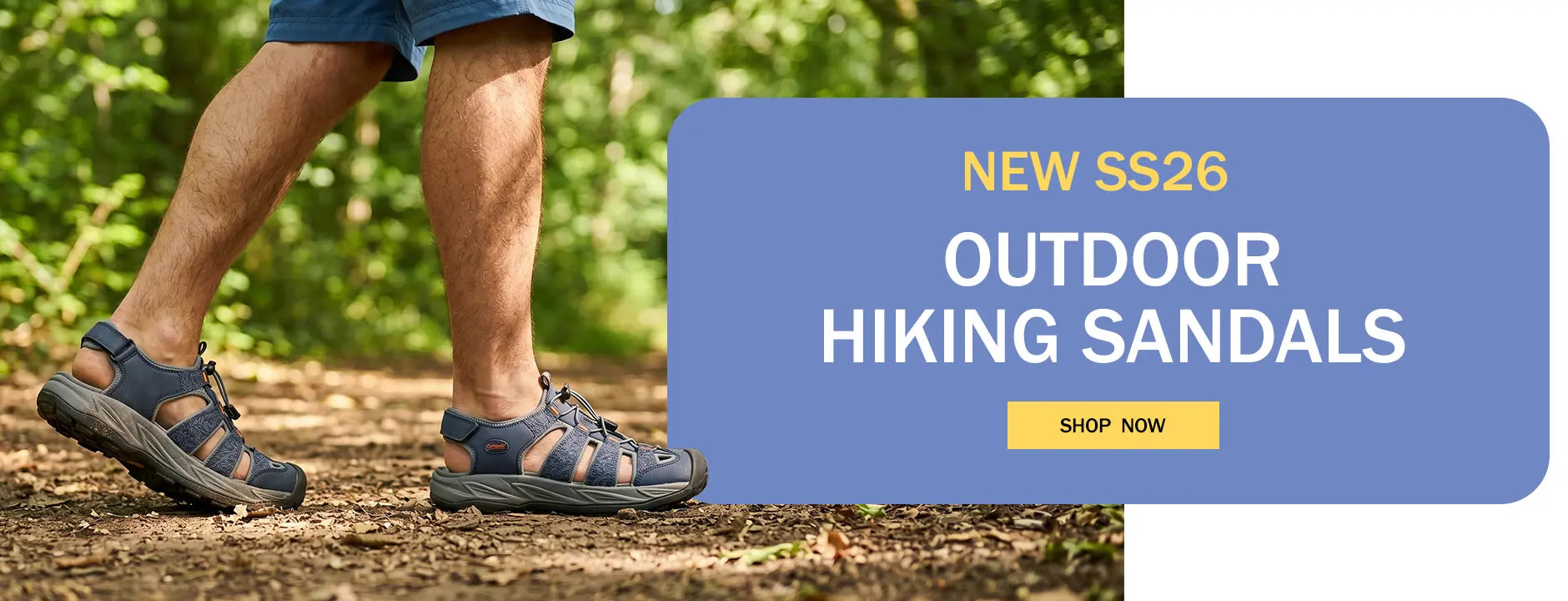 NEW SS26 OUTDOOR HIKING SANDALS. SHOP NOW