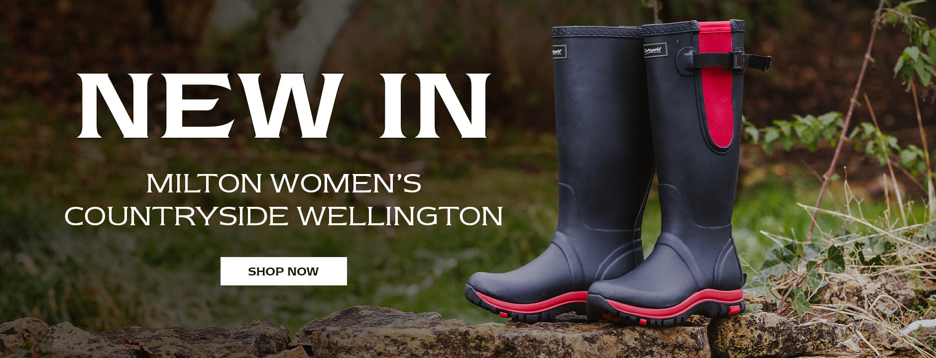 NEW IN. MILTON WOMEN'S COUNTRYSIDE WELLINGTON. SHOP NOW