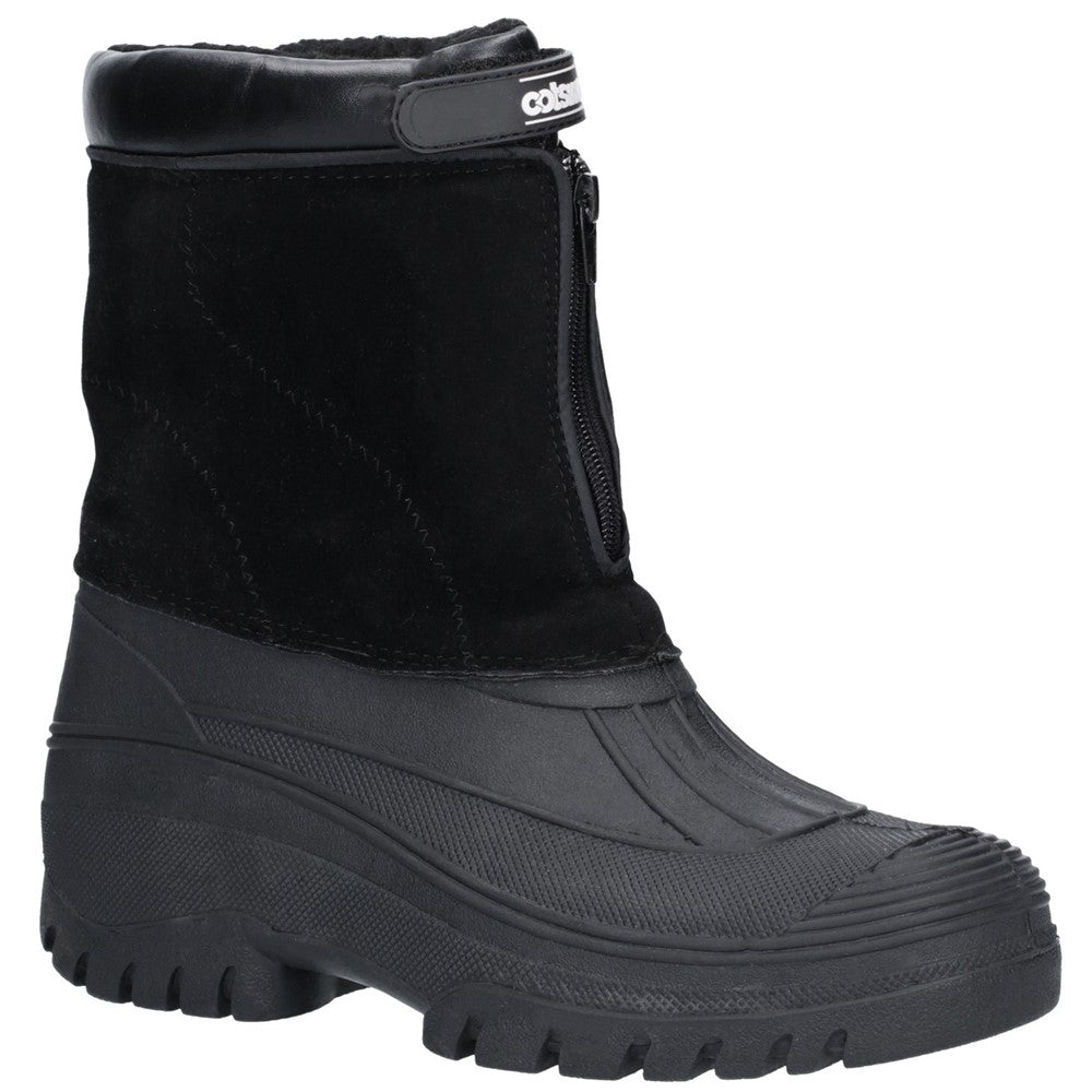 Mens Venture Waterproof Winter Boots Black