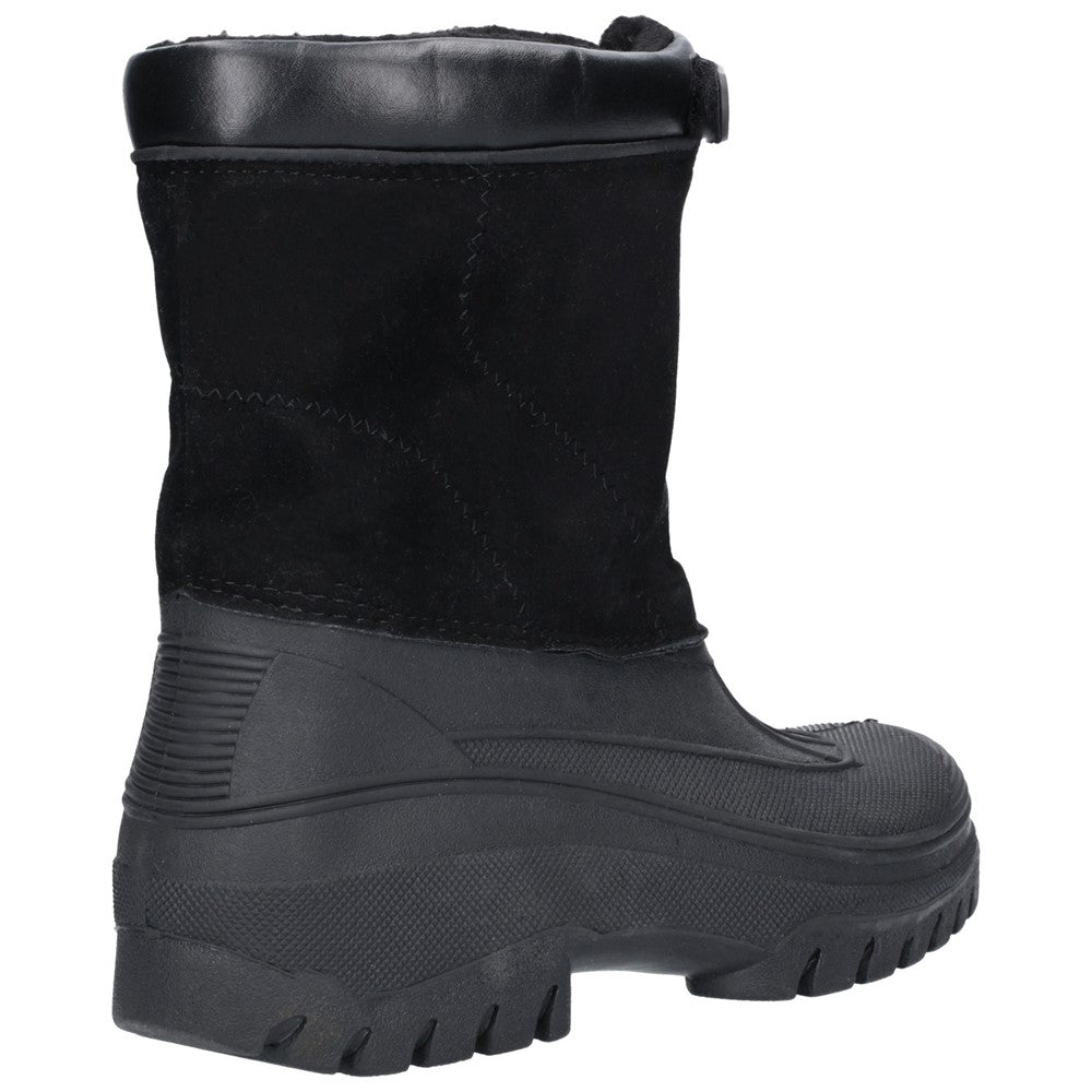 Mens Venture Waterproof Winter Boots Black