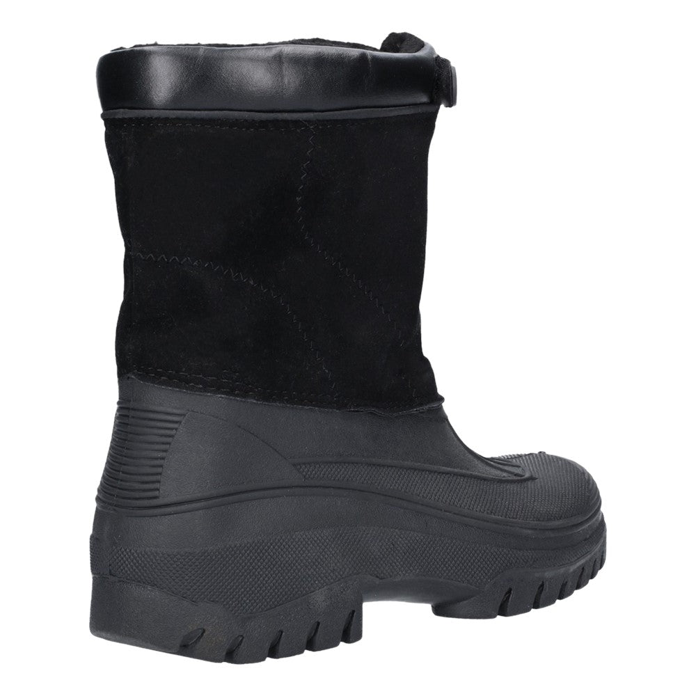 Mens Venture Waterproof Winter Boots Black