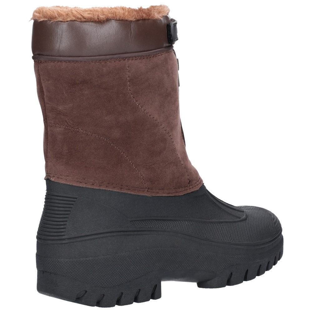 Mens Venture Waterproof Winter Boots Brown
