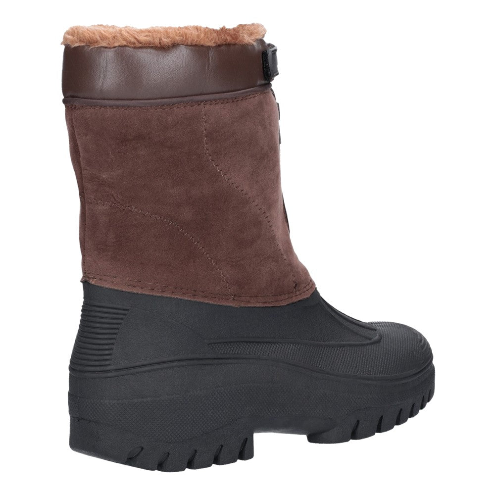 Mens Venture Waterproof Winter Boots Brown