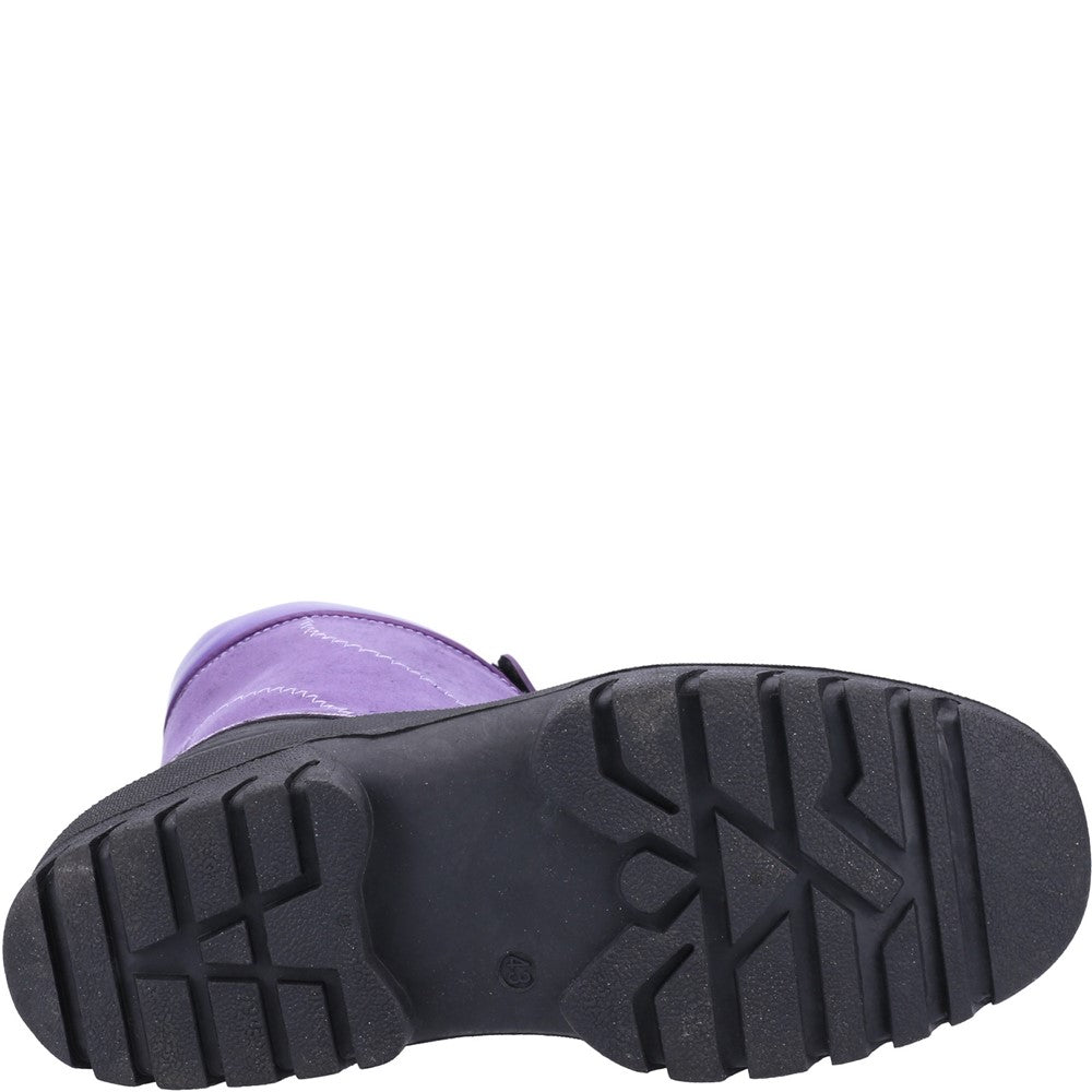 Mens Venture Waterproof Winter Boots Purple