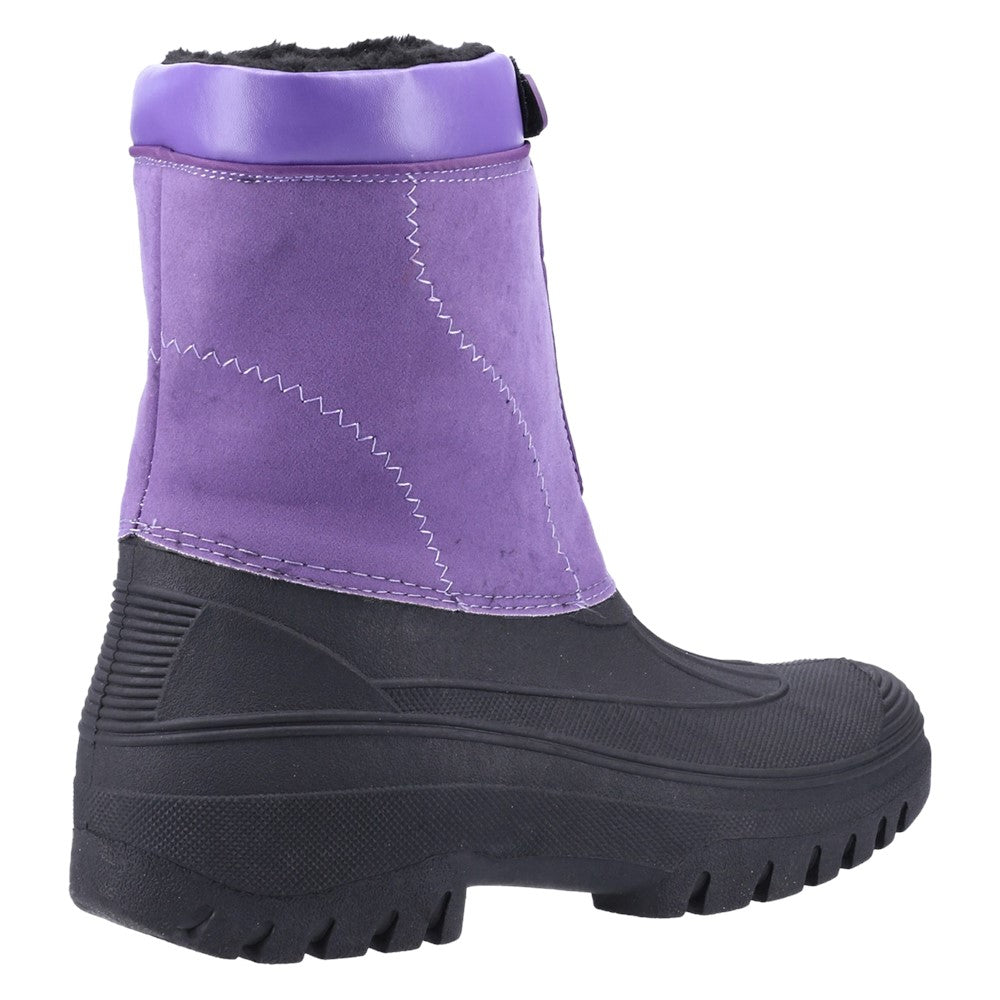 Mens Venture Waterproof Winter Boots Purple