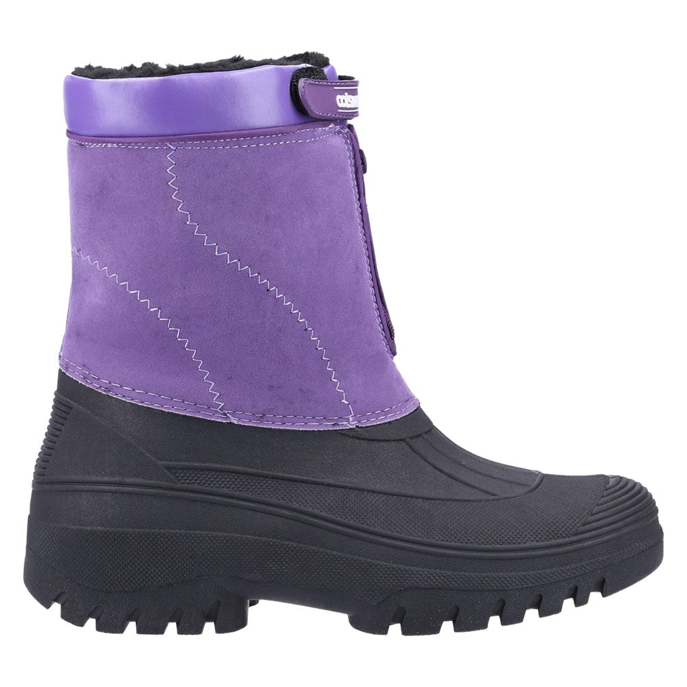 Mens Venture Waterproof Winter Boots Purple