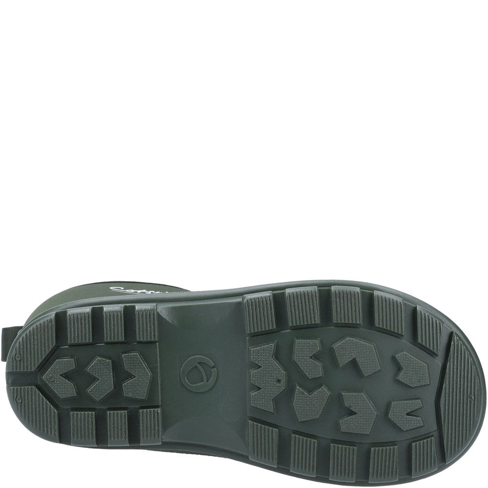 Kids Junior Hilly Neoprene Wellingtons Boots Green