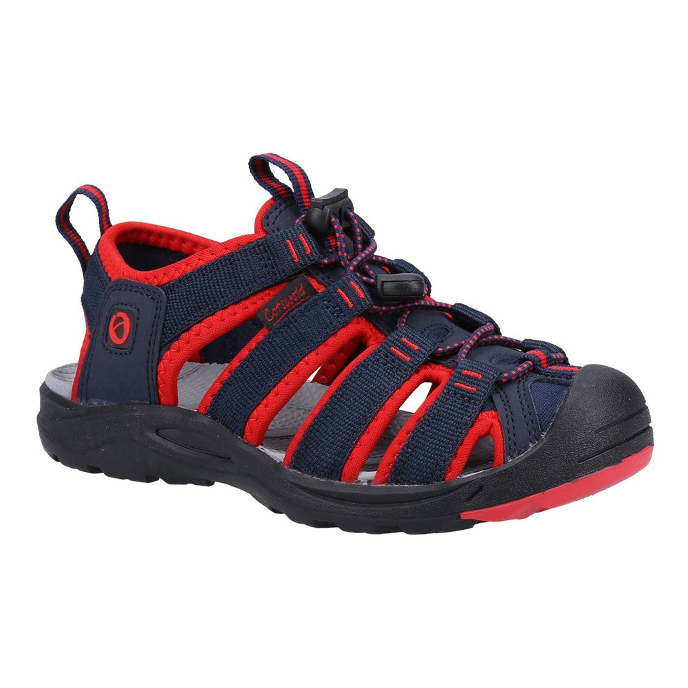 Senior Marshfield Recycled Sandals Navy Red