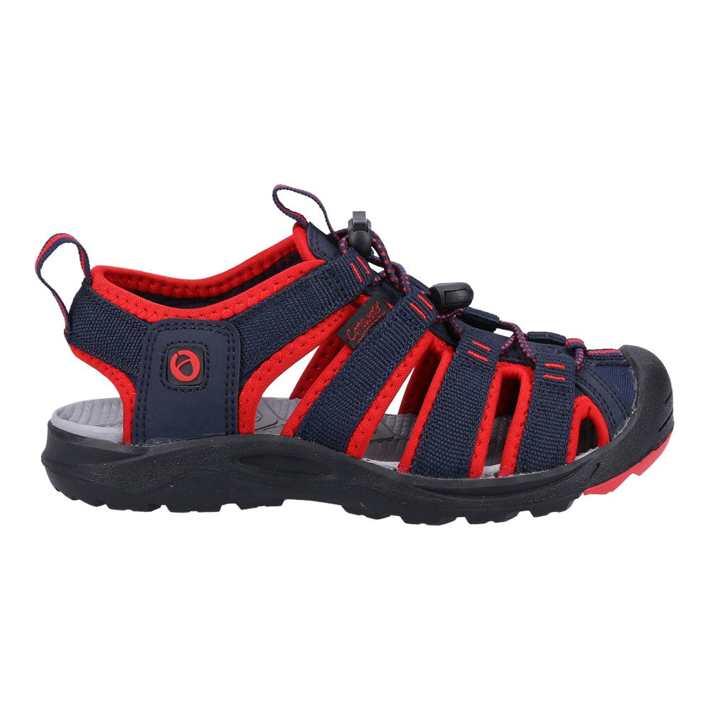 Senior Marshfield Recycled Sandals Navy Red