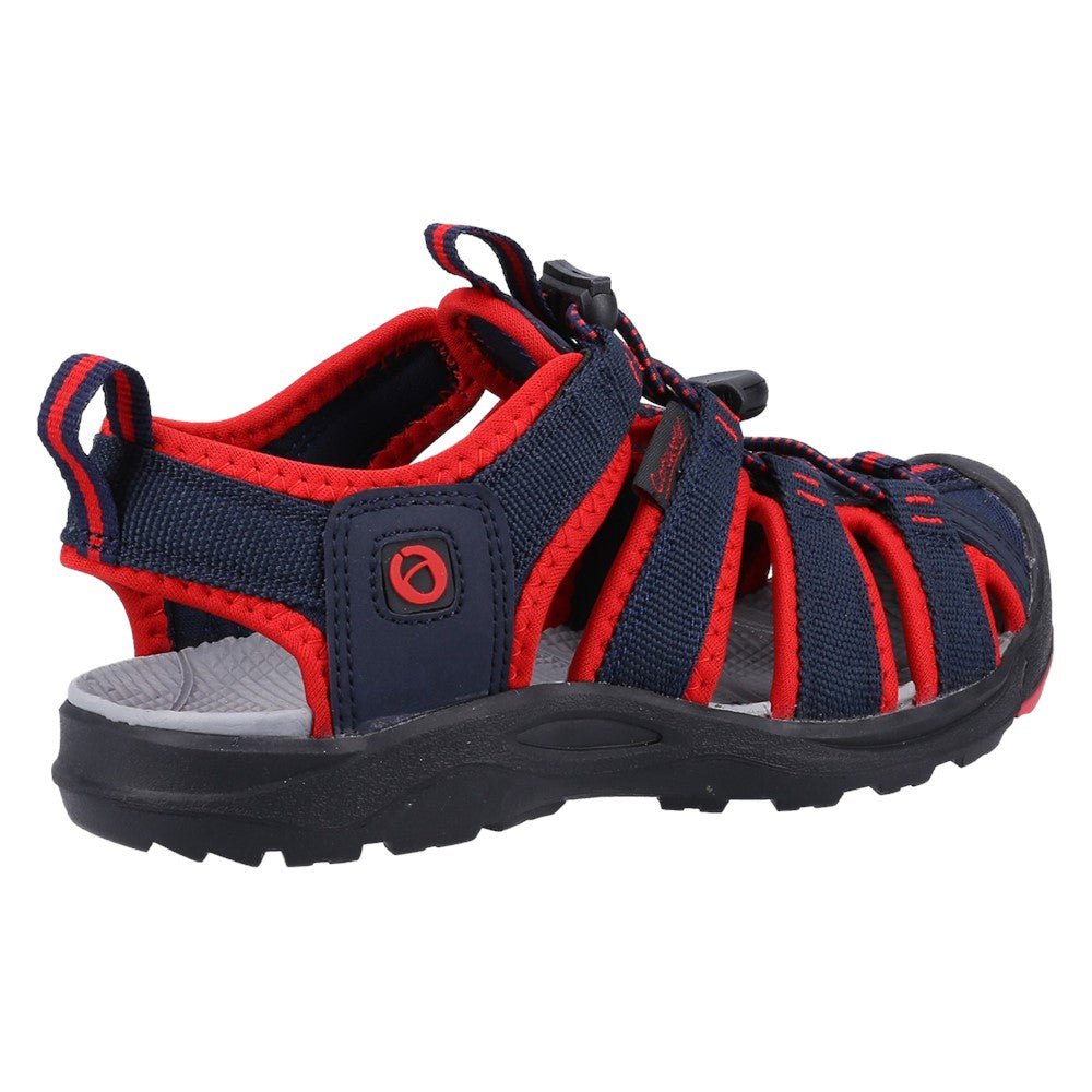Junior Marshfield Recycled Sandals Navy Red