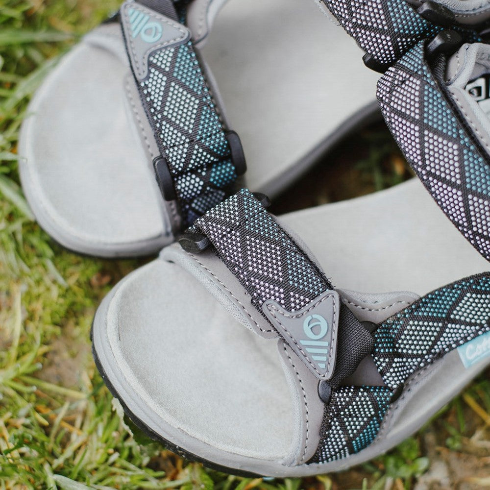 Foxcote Sandals Grey/Turquoise